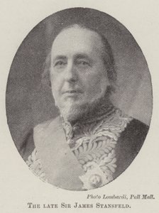 Den afdøde Sir James Stansfeld af English Photographer