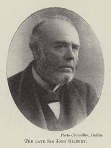 Den afdøde Sir John Gilbert af English Photographer
