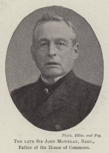 Afdøde Sir John Mowbray, Baronet, Fader til Underhuset af English Photographer