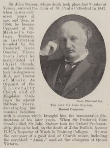 Den afdøde Sir John Stainer, musikalsk komponist af English Photographer