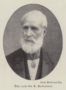 Afdøde Sir R Rawlinson af English Photographer