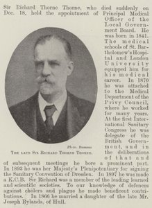 Den afdøde Sir Richard Thorne Thorne af English Photographer