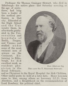 Den afdøde Sir T Grainger Stewart af English Photographer