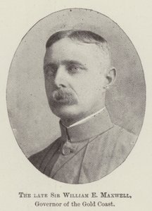 Den afdøde Sir William E Maxwell, guvernør for Guldkysten af English Photographer