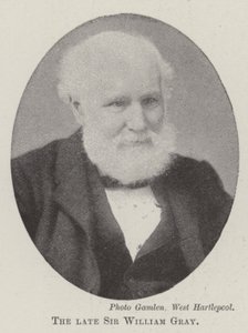 Den afdøde Sir William Gray af English Photographer