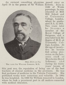 Den afdøde Sir William Roberts, MD af English Photographer