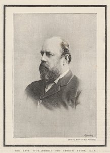 Den afdøde viceadmiral Sir George Tryon, KCB af English Photographer