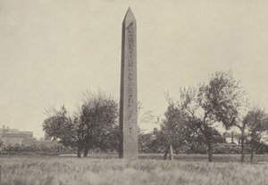 Obelisken i Heliopolis, hvor Moses blev uddannet af English Photographer