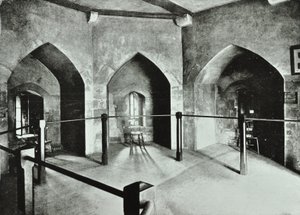 Tower of London, Tower Hill: statsfængsel i Beauchamp Tower, 1895 af English Photographer