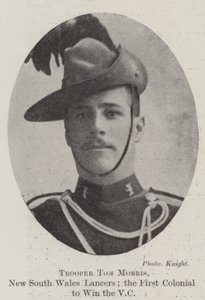Trooper Tom Morris, New South Wales Lancers; den første kolonial til at vinde VC af English Photographer