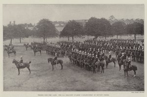 Tropper til Kap, de 6. Dragoon Guards (Carabiniers) i Review Order af English Photographer