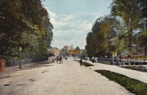 Trumpington Road og Trumpington Street af English Photographer