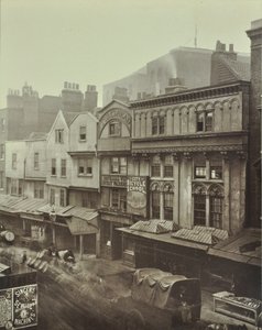 Turks Head, Aldgate, London, 1883 af English Photographer