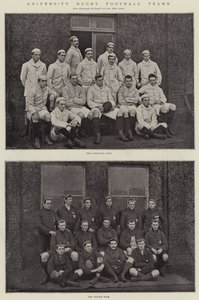 University Rugby fodboldhold af English Photographer