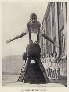 Vaulting: Et godt skridtspring (s/h foto) af English Photographer