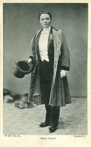 Vesta Tilley (s/h foto) af English Photographer