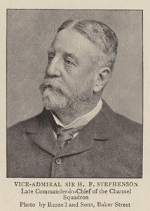 Viceadmiral Sir H F Stephenson af English Photographer