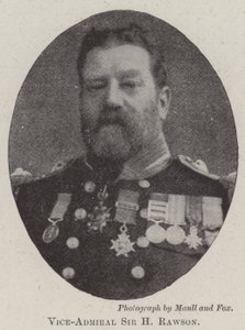 Viceadmiral Sir H Rawson af English Photographer