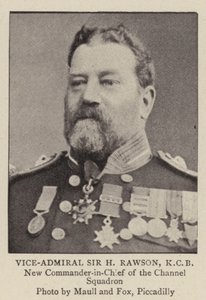 Viceadmiral Sir H Rawson, KCB af English Photographer