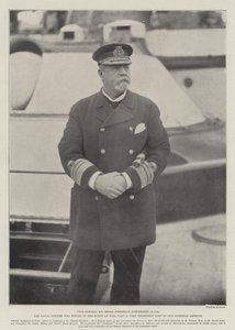 Viceadmiral Sir Henry Frederick Stephenson, KCB, søofficeren, der i tilfælde af krig ville spille en meget fremtrædende rolle i vores nationale forsvar af English Photographer