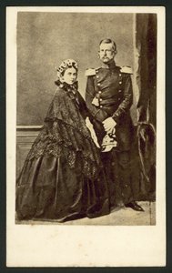 Victoria, Princess Royal og Prins Frederik af Preussen af English Photographer