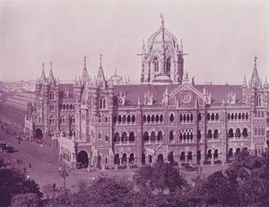 Victoria Terminus Station, Bombay af English Photographer
