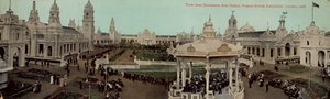 Udsigt fra Dectorative Arts Palace, fransk-britisk udstilling, London, 1908 af English Photographer