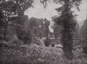 Udsigt fra Terrace Gardens, Richmond, ser Up-Stream af English Photographer