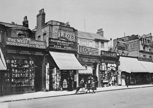 Udsigt over Notting Hill Gate, ca. 1913 af English Photographer
