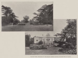 Walpole Park, købt af Ealing District Council for byen Ealing af English Photographer