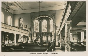 Wesleys Chapel, London af English Photographer