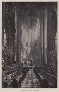 Westminster Abbey, koret af English Photographer