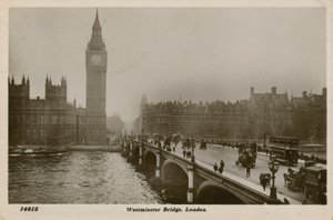 Westminster Bridge, London af English Photographer
