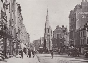 Westminster Bridge Road, med Christ Church af English Photographer