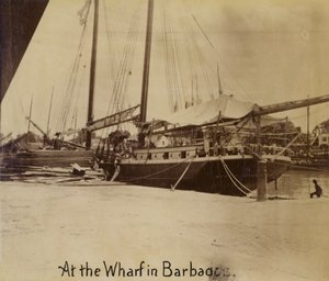 Wharf, Bridgetown, Barbados af English Photographer