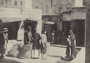 Wheat Market, Nazareth, hvor Kristus voksede op af English Photographer