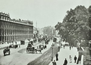 Whitehall, Westminster LB: ser mod nord, 1890 af English Photographer
