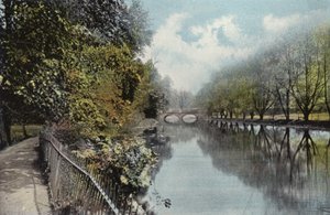 Willes Bridge, Leamington af English Photographer
