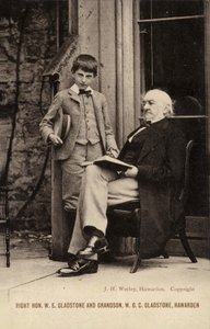 William Ewart Gladstone af English Photographer