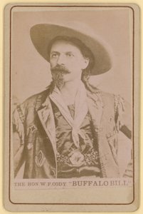 William F Cody, Buffalo Bill af English Photographer