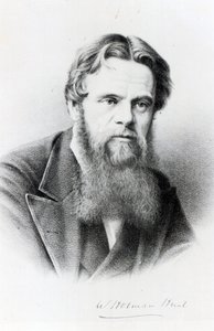 William Holman Hunt, gravering efter et fotografi, c.1865 af English Photographer