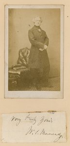 William Macready, skuespiller af English Photographer