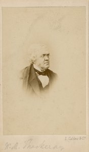 William Makepeace Thackeray af English Photographer