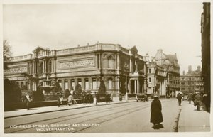 Wolverhampton Art Gallery, Lichfield Street (s/h foto) af English Photographer