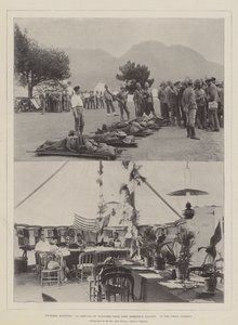 Wynberg Hospital, Ankomst af sårede fra Lord Roberts Column, Field Library af English Photographer