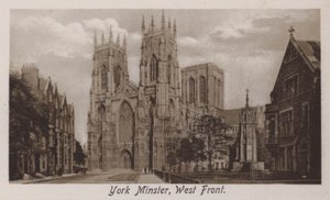 York Minster, West Front (s/h foto) af English Photographer