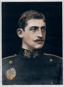 Portræt af Ferdinand af Rumænien (1865-1927), konge af Rumænien.