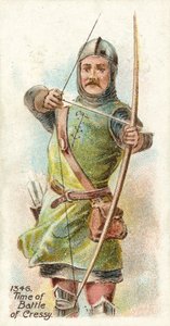 1346, tidspunktet for slaget ved Cressy af English School