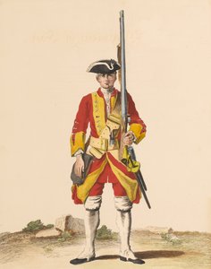 29. Fodregiment, 1742 ca af English School