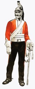 3. Regiment af Dragoner 1812 Trooper af English School